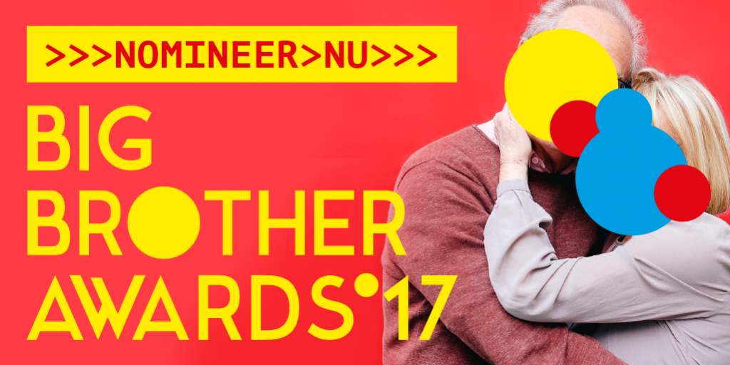 Big Brother Awards 2017 (vormgeving: Festina)