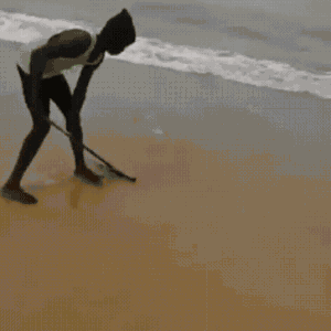 Sweeping the ocean