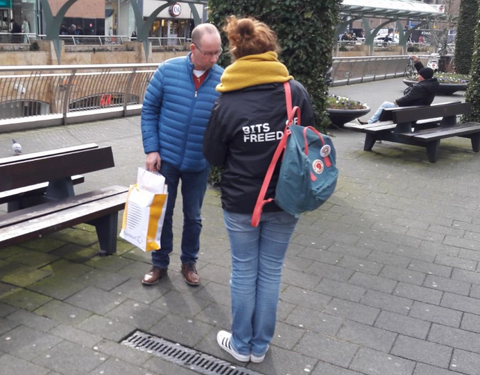 We gingen de straat op tegen de sleepwet.