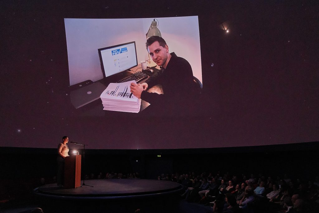 Godwinlezing 2019 door Nani Jansen Reventlow. Foto: Jeroen Mooijman (CC BY-NC-SA 4.0)