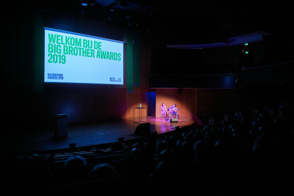 Bits of Freedom - Big Brother Awards 2019
TivoliVredenburg - Utrecht Foto: Jeroen Mooijman
