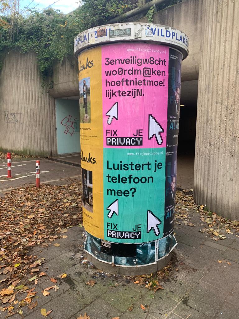 Misschien kom je onze campagne ook wel tegen op straat.