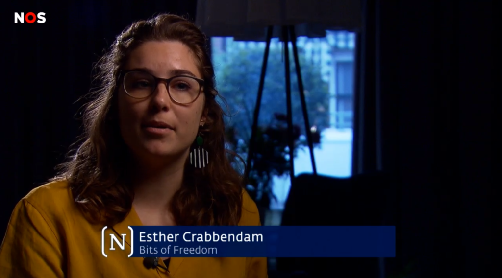 Esther Crabbendam spreekt bij Nieuwsuur over de contactonderzoekapp van het Ministerie van Volksgezondheid, Welzijn en Sport.