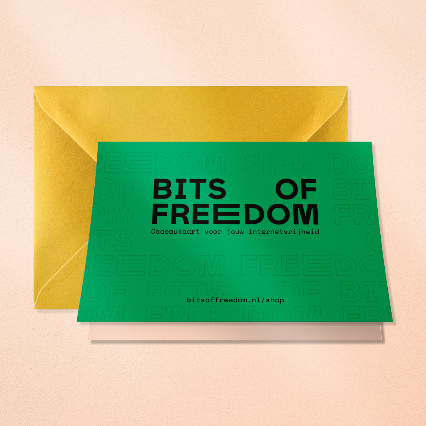 NieuwZeeland Moeras huichelarij Papieren Cadeaukaart - Bits of Freedom